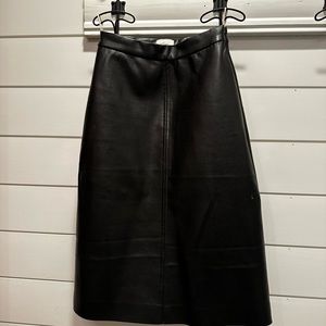 Wilfred Vegan Leather Pencil Skirt